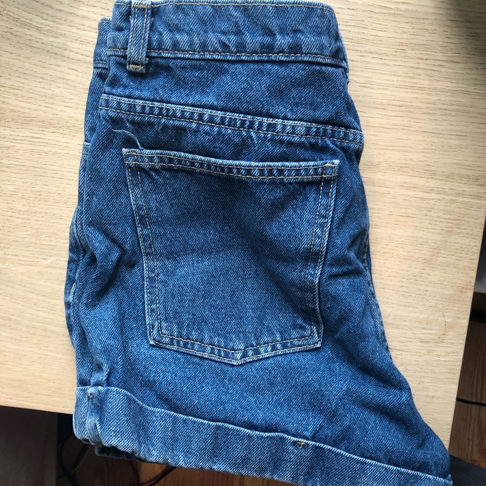 Blue high waisted American apparel shorts